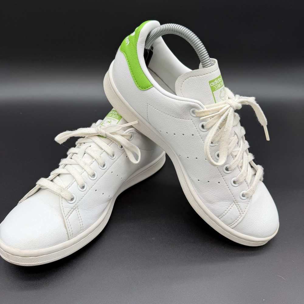 Adidas Stan Smith Kermit the Frog FX5550 Men's Size 8 White Green Leather Shoes - Picture 5 of 9